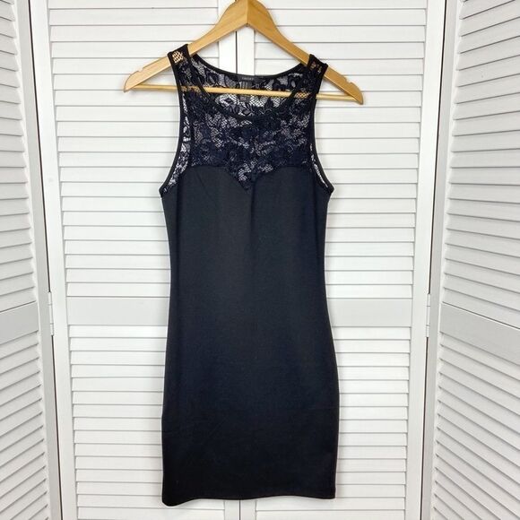 Forever 21 Sweetheart and Lace Neckline Dress SZ M - Picture 4 of 7